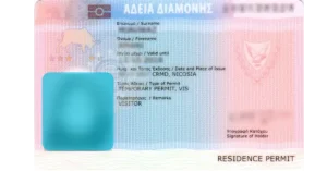 pink slip cyprus temporary residence permit